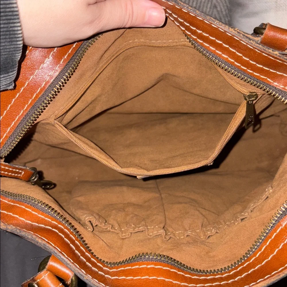 Patricia Nash Brown Leather Shoulder Bag - Picture 8 of 11